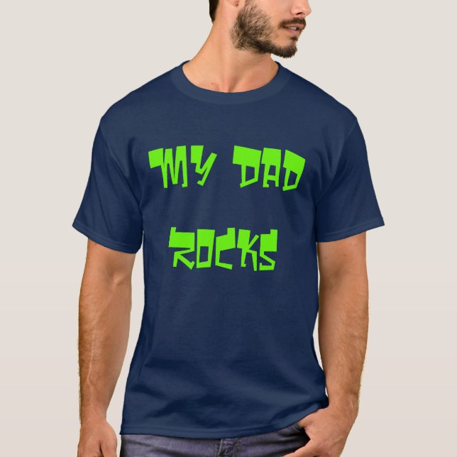Min pappastenar tee shirt (Framsida)