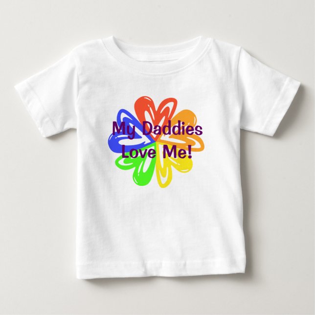 Min pappor älskar mig t-shirt (Framsida)