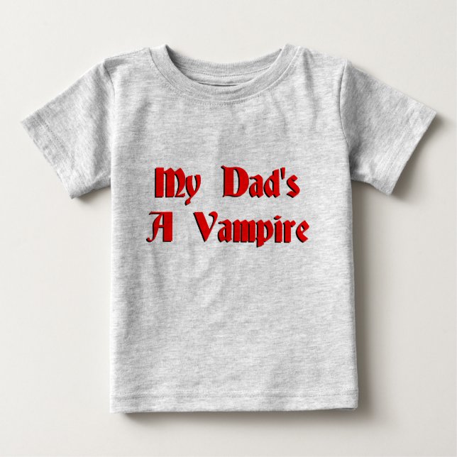 Min pappor en vampyr t-shirt (Framsida)