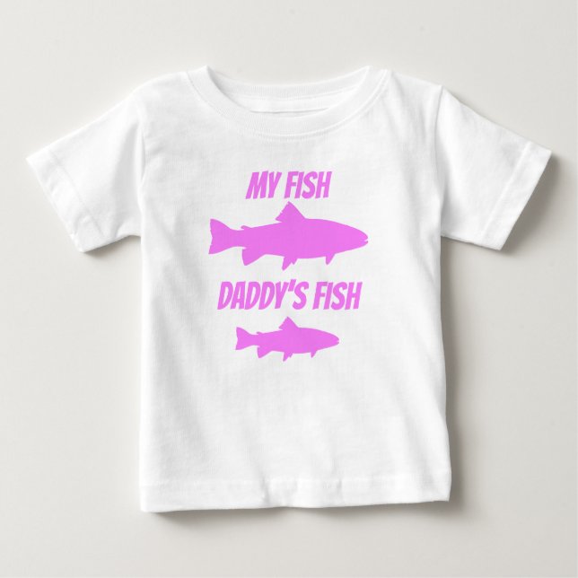 Min Pappor Fish Tee Shirt (Framsida)
