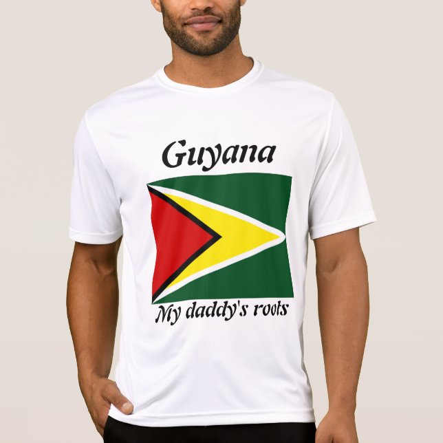 Min pappor, guyana manar t-shirts (Framsida)