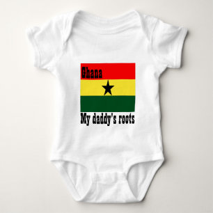 Min pappor rötterna ghana baby tee shirt