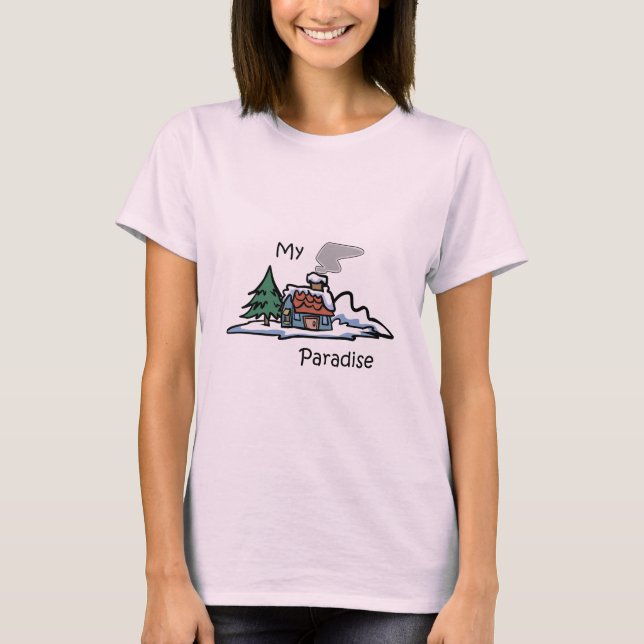 Min paradisskabindesign tee (Framsida)