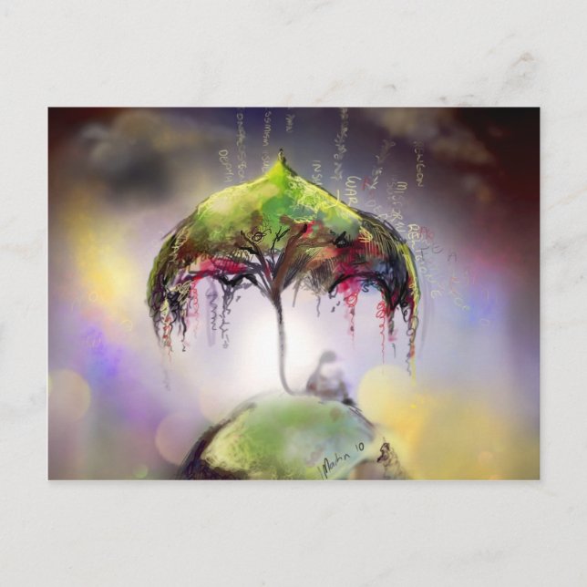 Min Paraplla Vykort (Framsida)