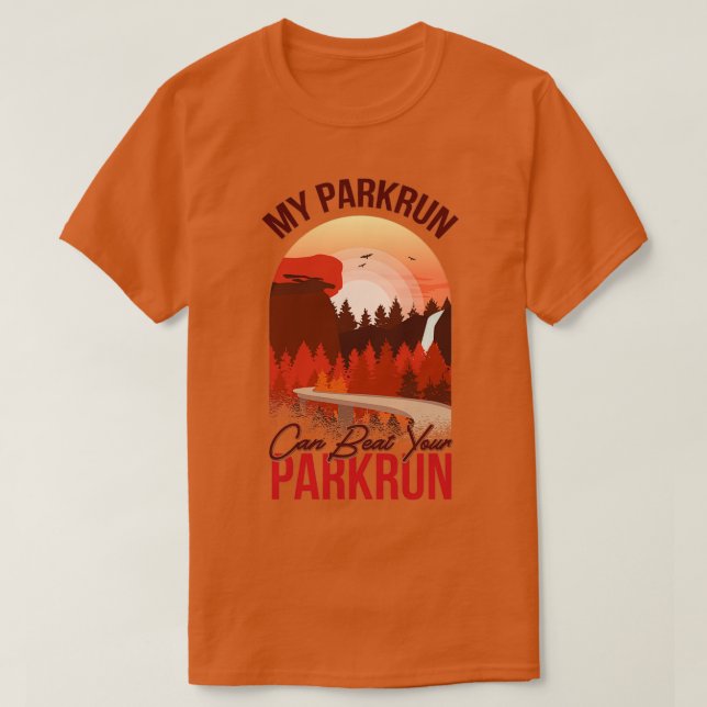 Min Parkrun kan slå din Parkrun T Shirt (Design framsida)