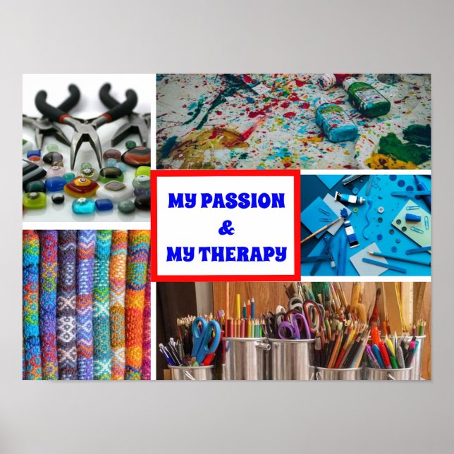 Min passion & min terapi. poster (Framsidan)