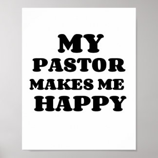 MIN PASTOR GÖR MIG LYCKLIG POSTER