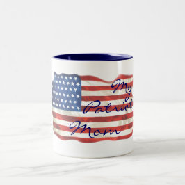 MIN PATRIOTMAMMAmugg Två-Tonad Mugg