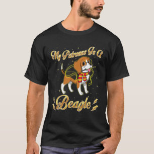 Min Patronus är en Beagle Harry Hund Potter Pappa T Shirt