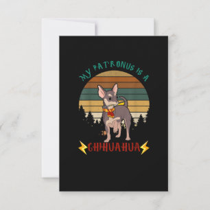 Min Patronus är en Chihuahua Funny Gift Hund älska OSA Kort