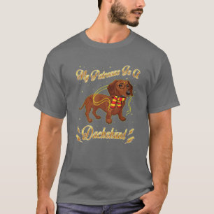 Min Patronus är en Dachshund Harry Hund Potter Pa T Shirt