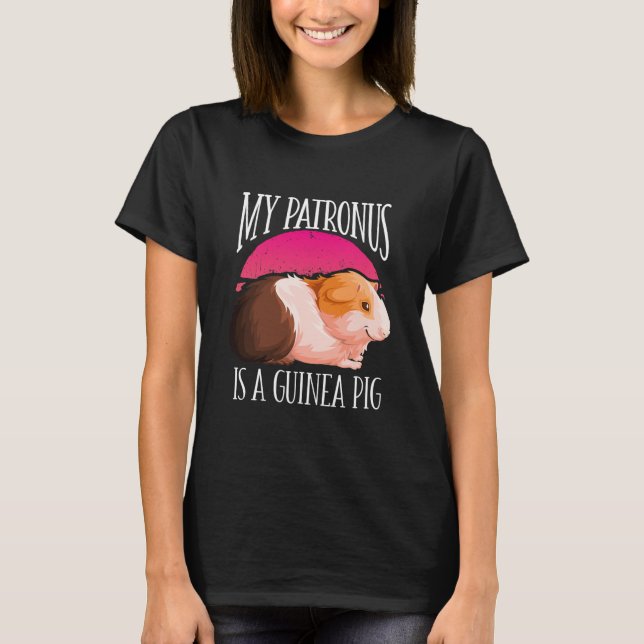 Min Patronus är en guineansk Gris-flony T Shirt (Framsida)