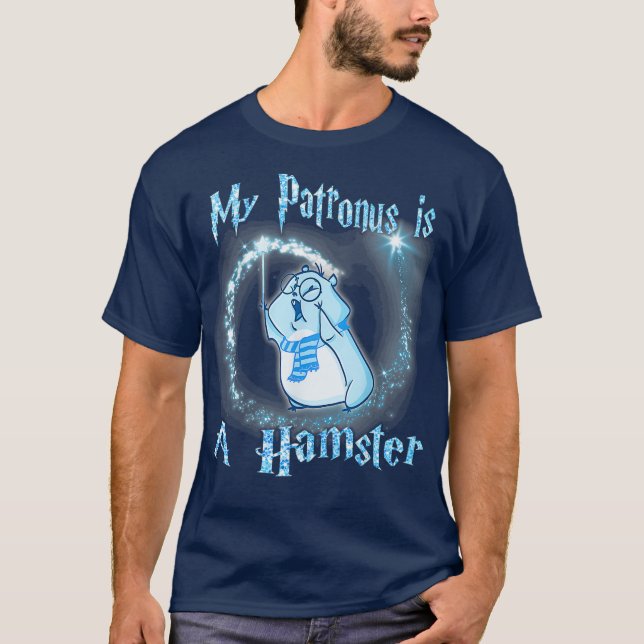 Min Patronus är en hamster Magic Gift T Shirt (Framsida)