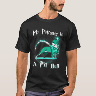 Min Patronus är Pit Bull Dog Älskare T-Shirt