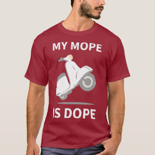Min påve är Dope Motorcykel Scooter Motocross T Shirt