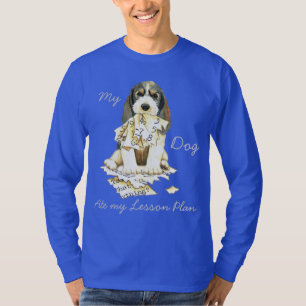 Min PBGV åt min kurs planerar T-shirt