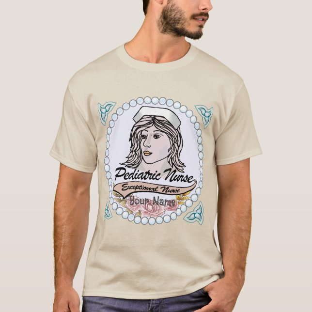 Min pediatriska sjuksköterska t shirt (Framsida)