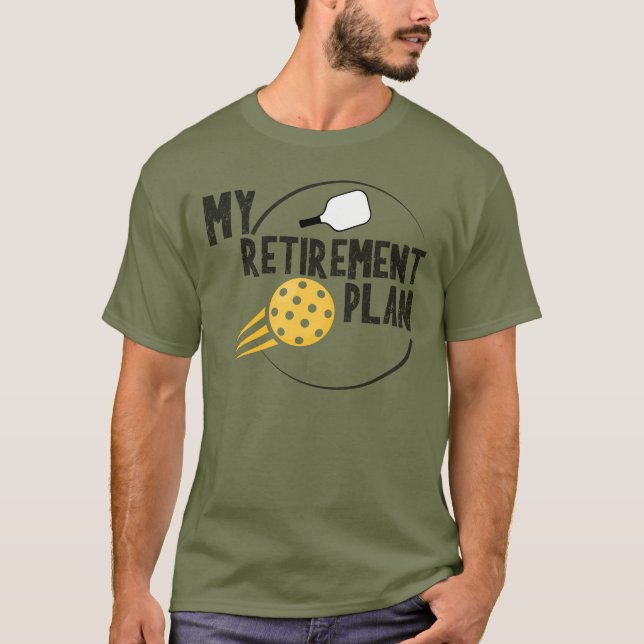 Min pension-pickleball-sport t-shirt merch (Framsida)