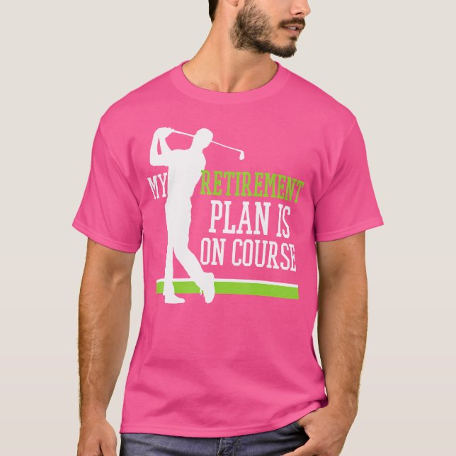 Min Pension-plan är på kurs F T Shirt (Framsida)