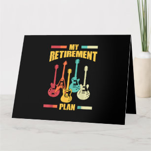 Min Pension-plan Electric Guitar Musical String Kort