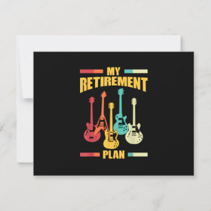Min Pension-plan Electric Guitar Musical String OSA Kort