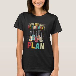 Min Pension-plan Electric Guitar Musical String T Shirt