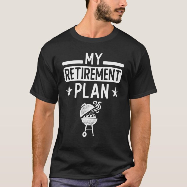 Min Pension-plan grillar T Shirt (Framsida)