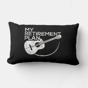 Min Pension-plan Guitar Funny Musician Lumbarkudde