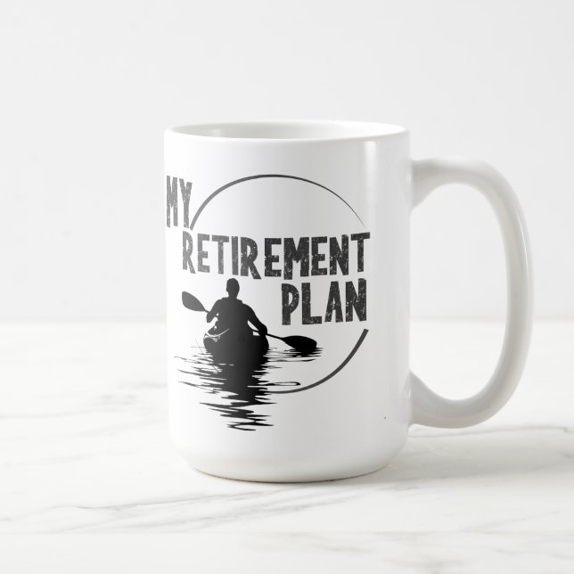 min pension-plan kayak kayakande vatten mugg 15 oz (Höger)
