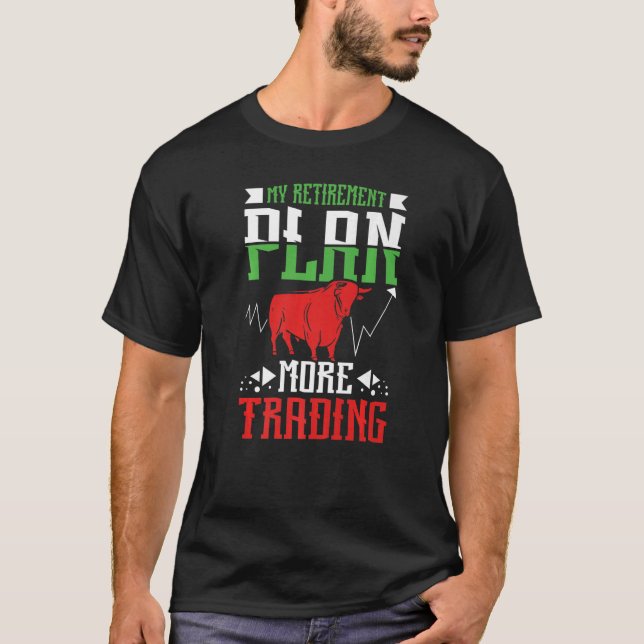 Min Pension-plan - mer handel T Shirt (Framsida)