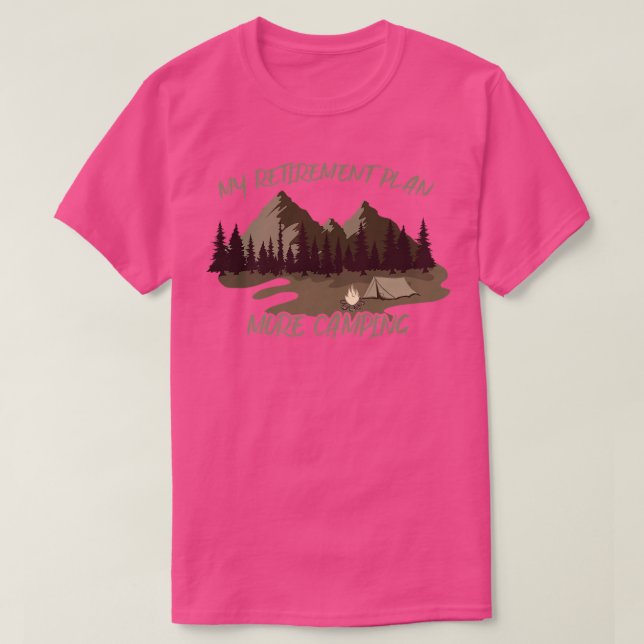 Min Pension-plan som anlägger farfar Camping Gran T Shirt (Design framsida)