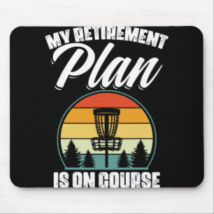 Min pensionsplan är på rätt kurs Discgolf golf Musmatta