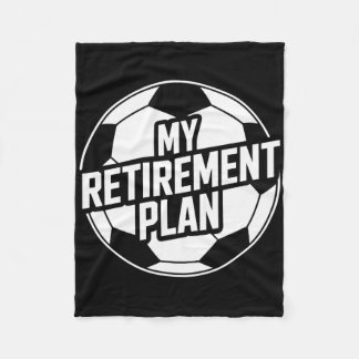 Min pensionsplan fotboll sport Byll fotboll spela Fleecefilt