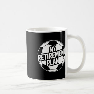 Min pensionsplan fotboll sport Ll fotll spelare G Kaffemugg