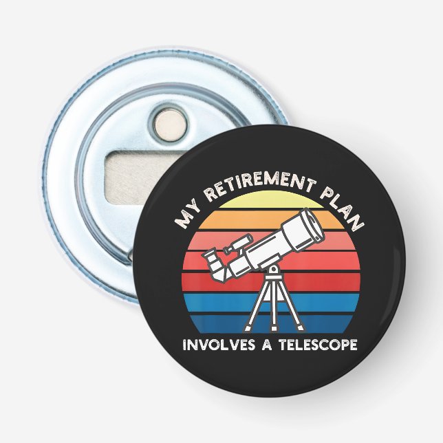 Min pensionsplan innefattar ett teleskop flasköppnare (Framsidan)