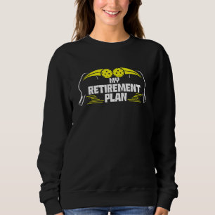 Min pensionsplan Pickleball slogan Pensionerad 202 T Shirt