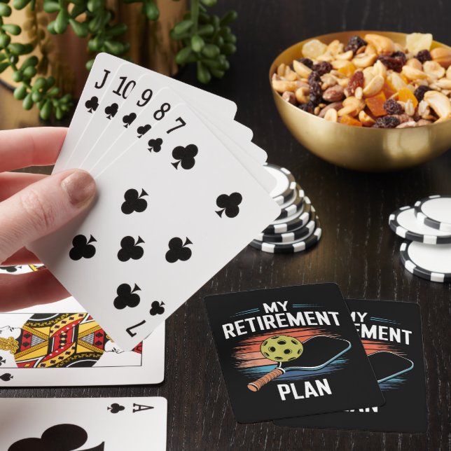 Min pensionsplan Pickleball-spelare Casinokort (På plats)