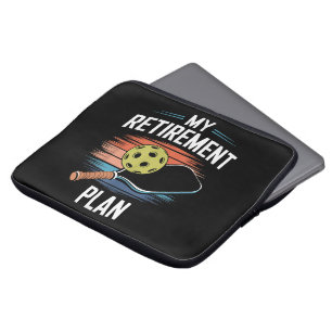 Min pensionsplan Pickleball-spelare Laptop Fodral