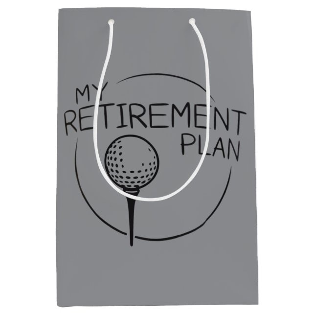 Min pensionsplan Rolig Sägelse Golf Golfare  (Framsidan)