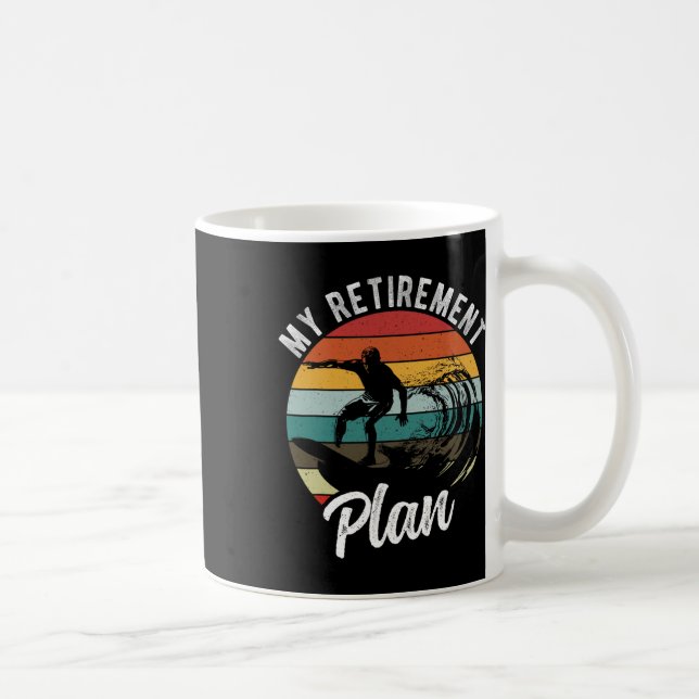 Min pensionsplan Surfing Pensionsplan  Kaffemugg (Höger)
