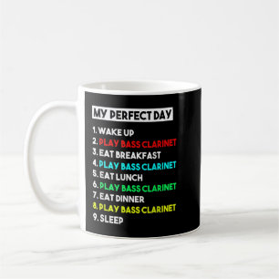Min Perfekt Bass Clarinet Day Funny Bass Clarinet  Kaffemugg