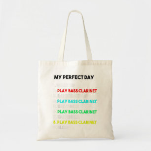 Min Perfekt Bass Clarinet Day Funny Bass Clarinet Tygkasse