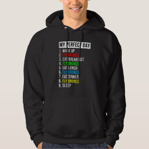 Min Perfekt Dag: Driva flygentusiast Hoodie