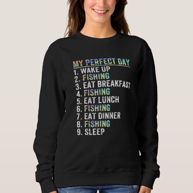 Min Perfekt Dag: Fiske av fiskare T Shirt (Framsida)