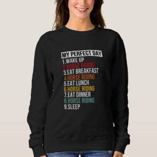 Min Perfekt-dag för hästar som rider Älskare T Shirt