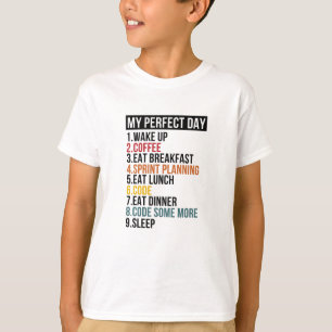 Min Perfekt dag för kodrar och program T Shirt