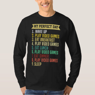 Min Perfekt dag för spel och spel - alla T Shirt