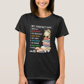 Min Perfekt-dag Läs Bokar Läs Bokar Funny Bok T Shirt