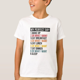 Min Perfekt-dag Pension Party T Shirt