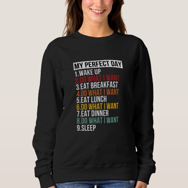 Min Perfekt-dag Pension Party T Shirt (Framsida)
